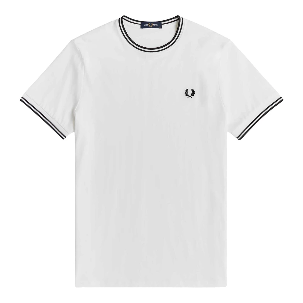 Fred Perry Men's White Basic T-Shirt - T-Shirts - 2XL - Tops