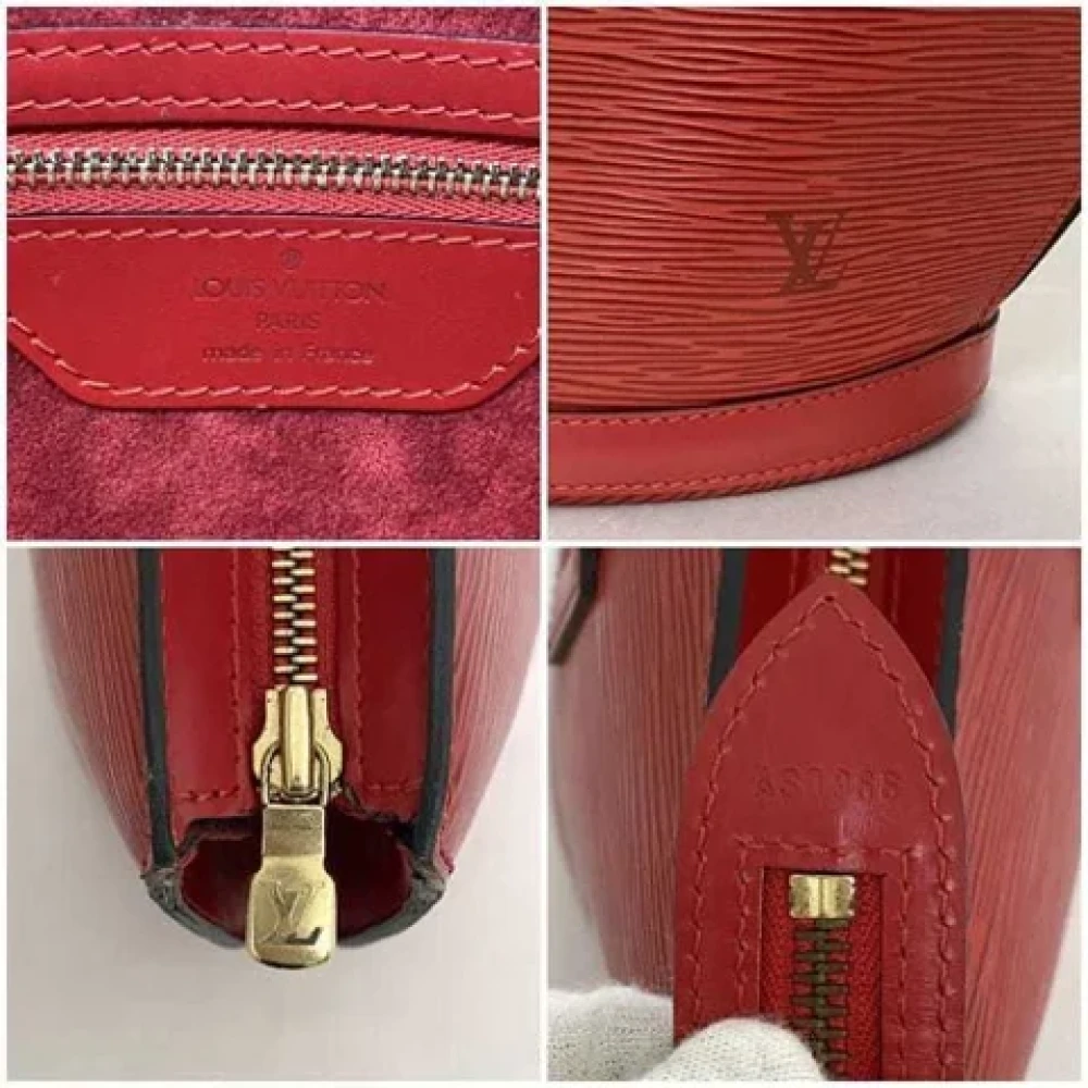 Louis Vuitton Vintage Pre-owned Leather louis-vuitton-bags Red Dames