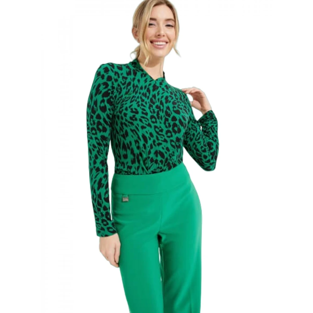 Joseph Ribkoff Polyester Broek Green Dames