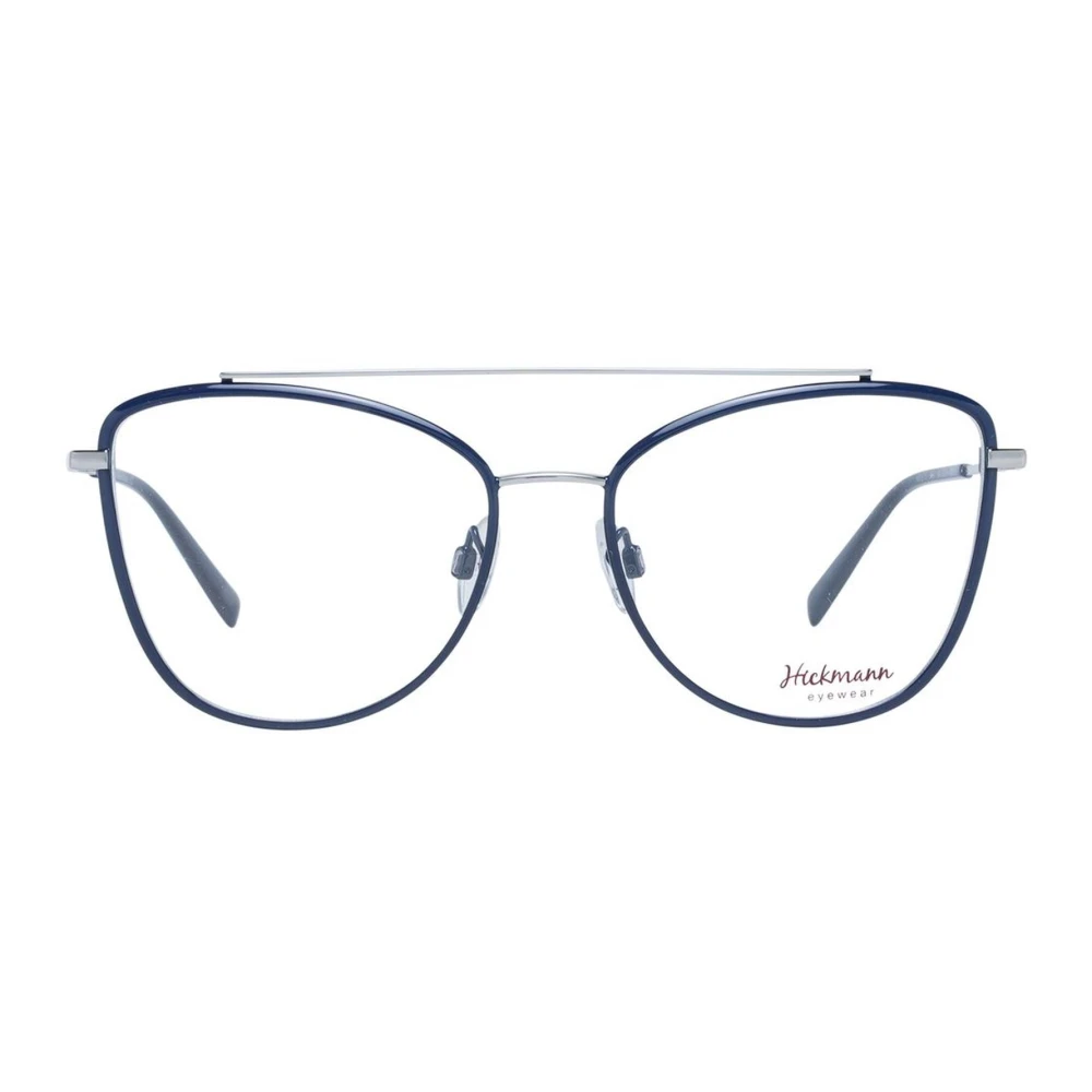 Ana Hickmann Blauwe Aviator Metalen Optische Frames voor Vrouwen Blue Dames