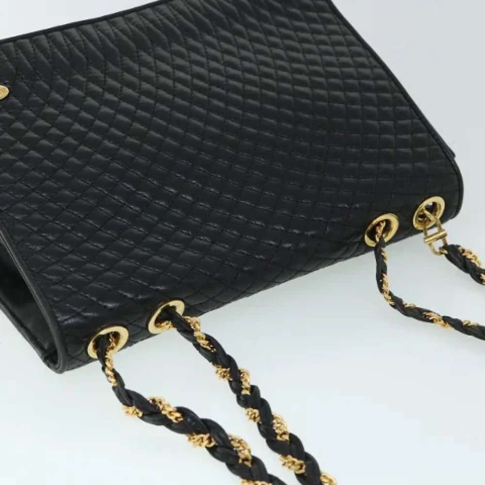 Bally Pre-owned Leather shoulder-bags Black Dames
