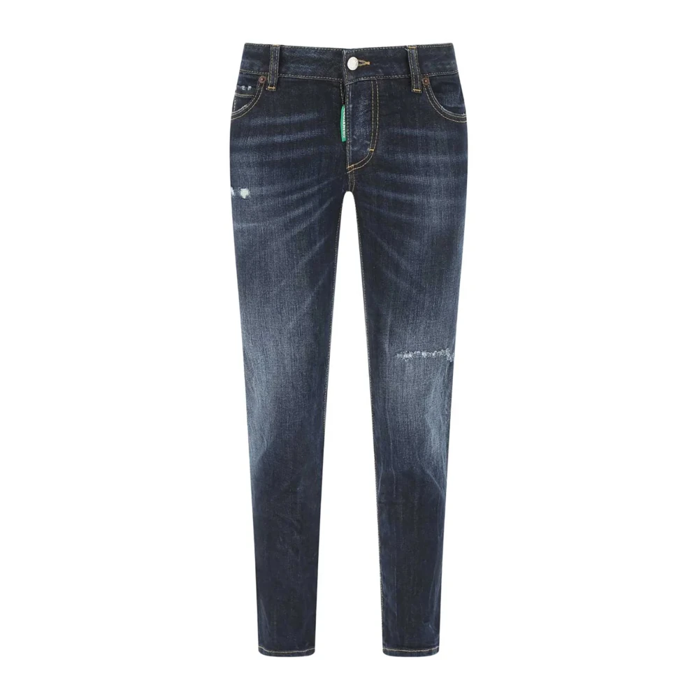 Dsquared2 Slim-Fit Donkerblauwe Jeans voor Moderne Vrouwen Blue Dames