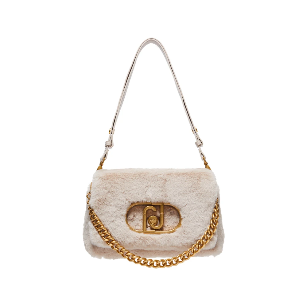 Liu Jo Ivoor Schoudertas met Gouden Details White Dames