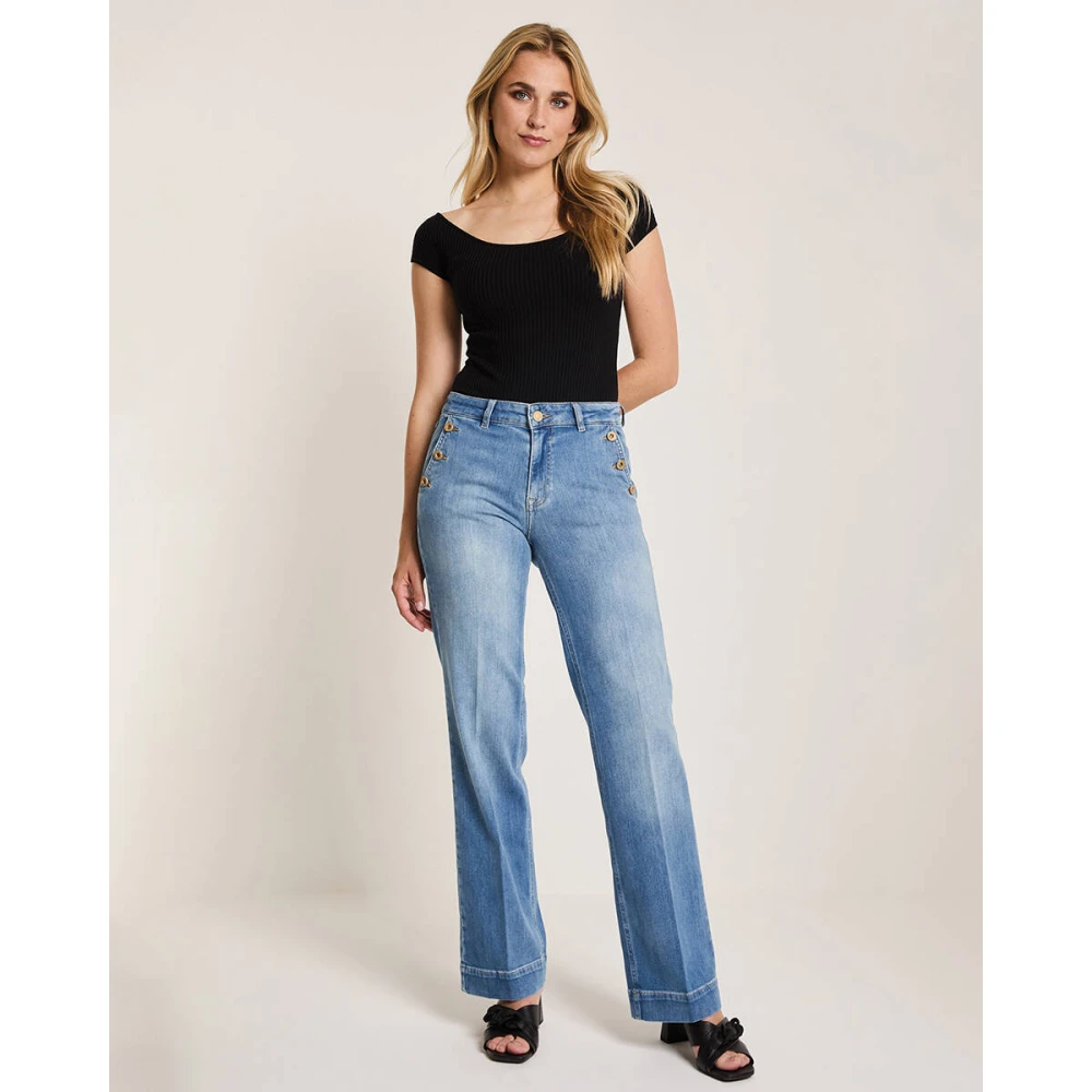 Parami Eve Daily Denims Jeans Blue Dames