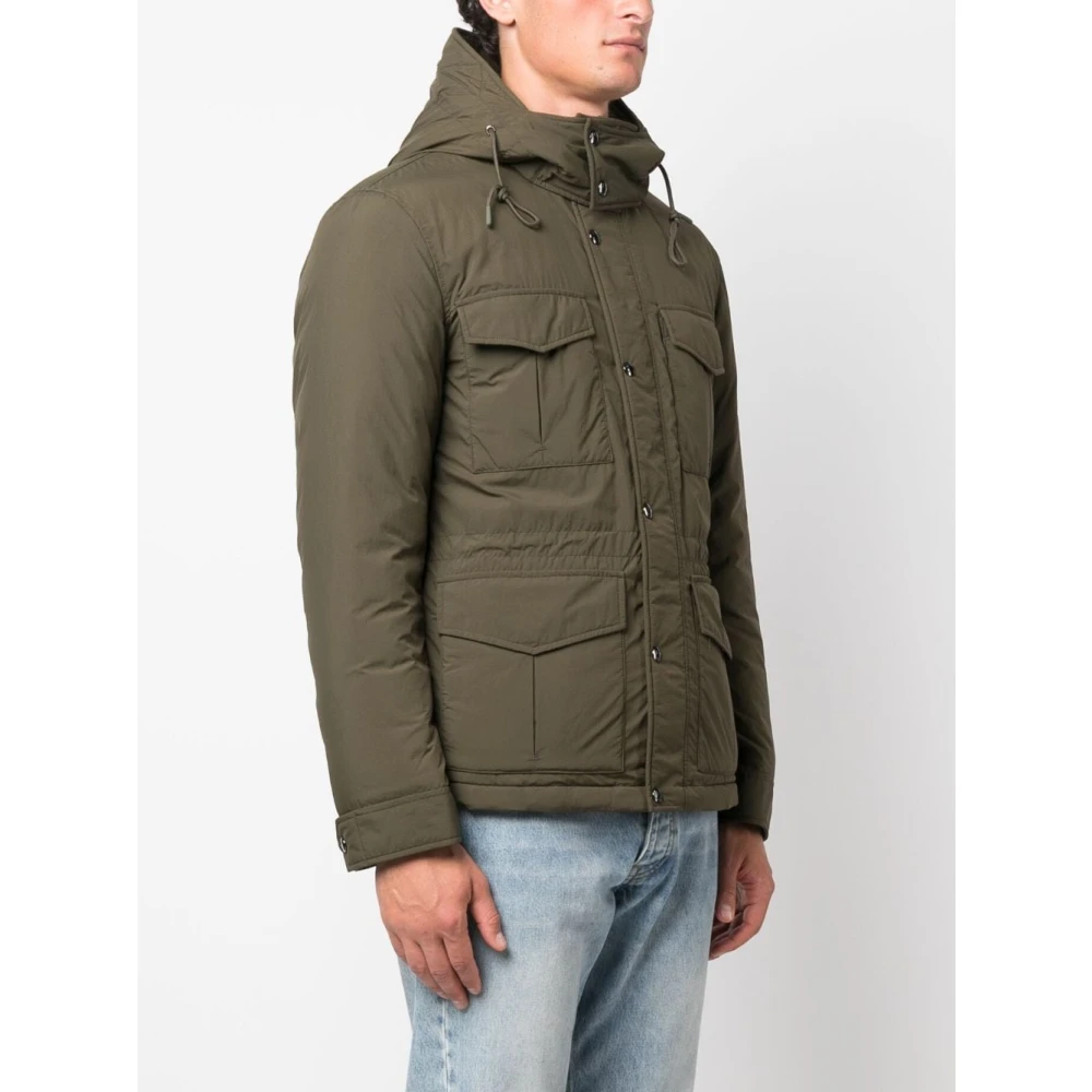 Woolrich Groene Parka Aw23 Blijf warm en stijlvol Green Heren