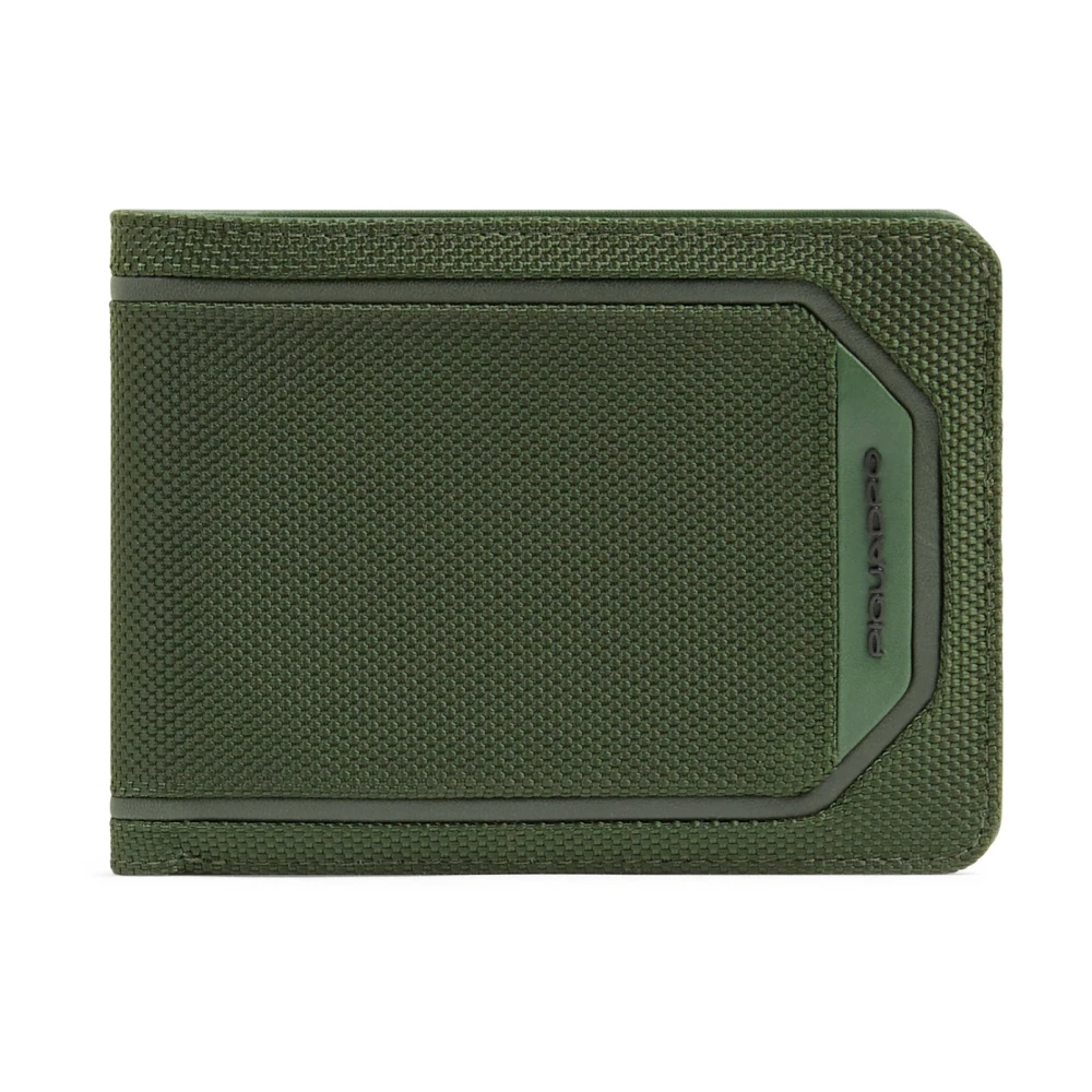 Piquadro Homme Vert Accessoires, Taille: One Size Portefeuille Avec Poche À Monnaie