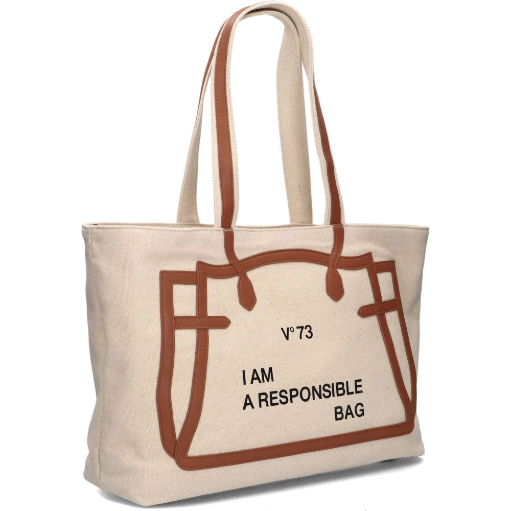 V73 Verantwoord Shoppen Must Beige Shopper Beige Dames