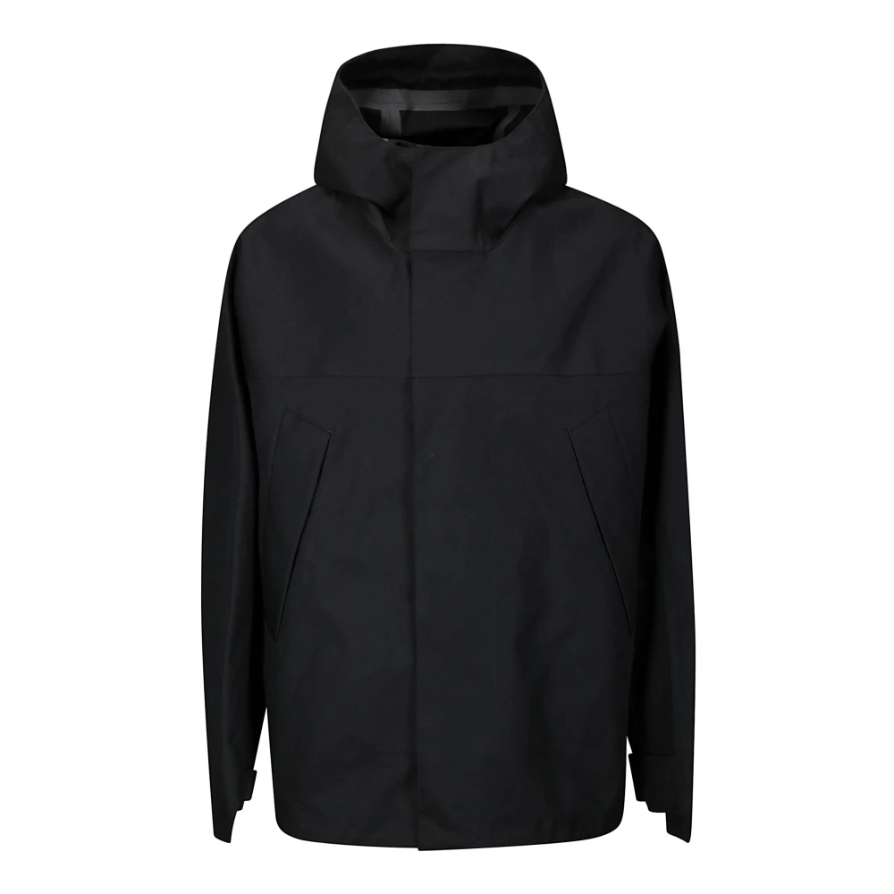 Lemaire Mjuk Teknisk Parkas Jacka Black, Herr