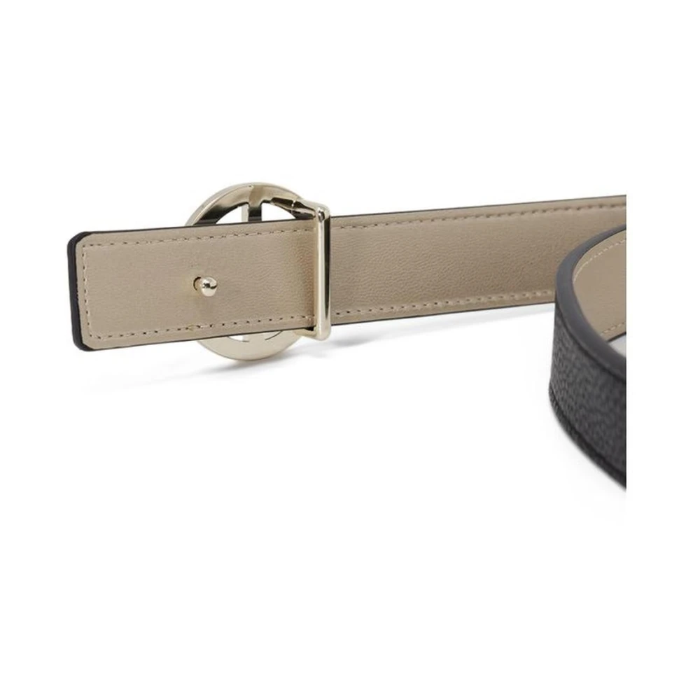 Armani Exchange Polyester riem met afwerking Black Dames