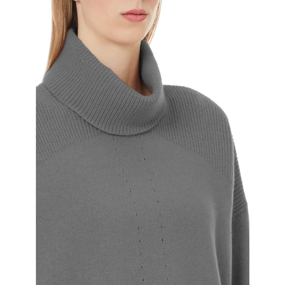 Liu Jo Grijze Coltrui Sweater Gray Dames