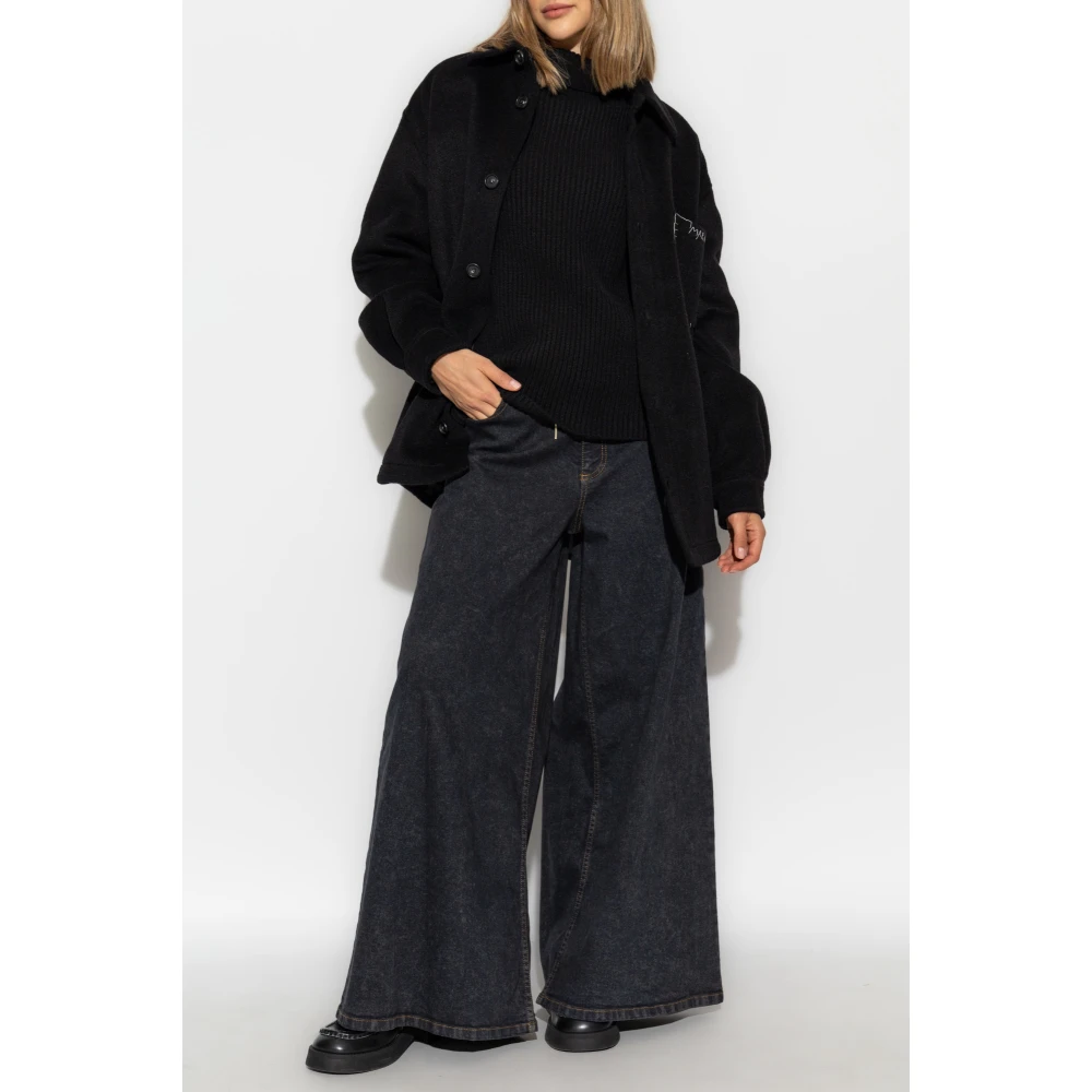 Marni Wollen trui Black Dames