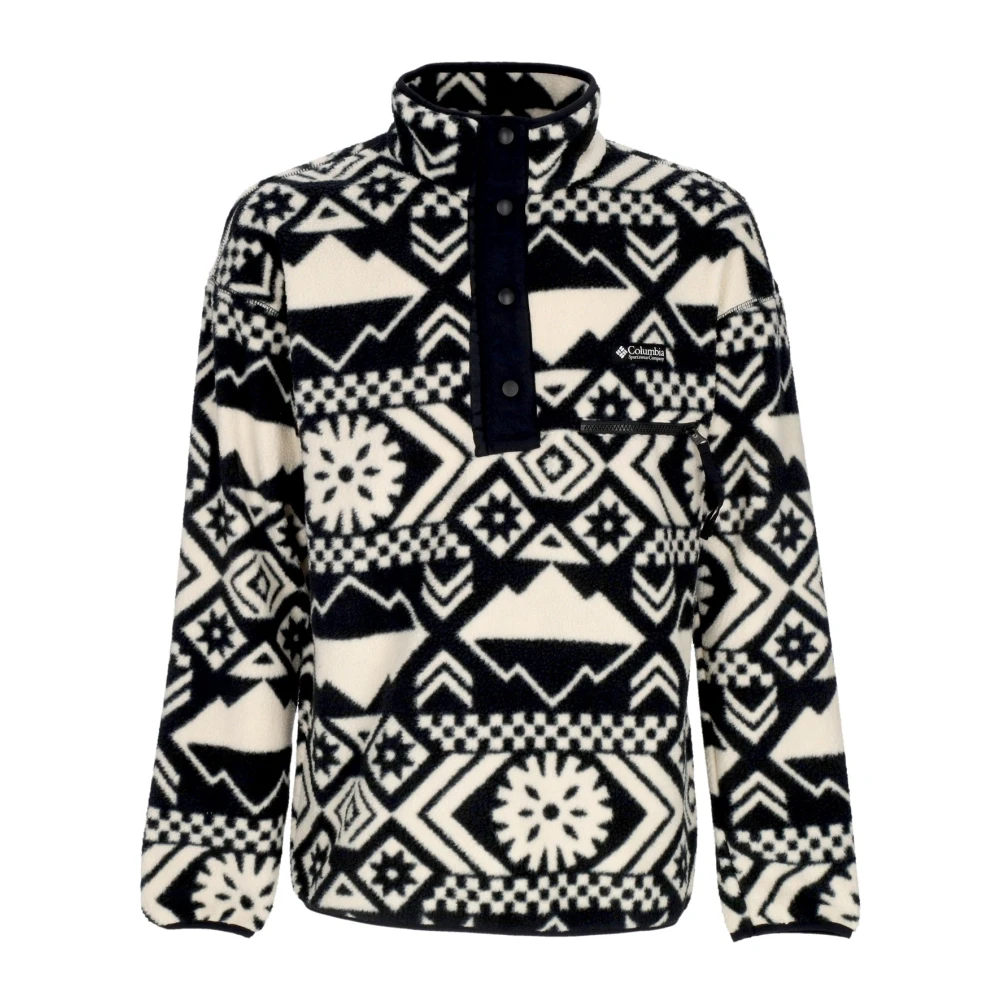 Columbia Geruite Fleece Half Snap Jas Multicolor Heren