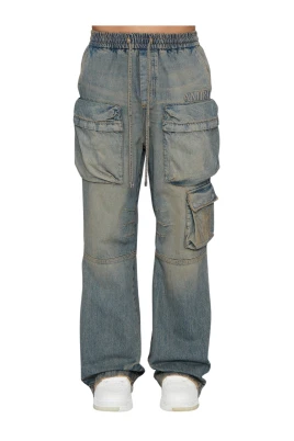 Drawstring Baggy Cargo Jean