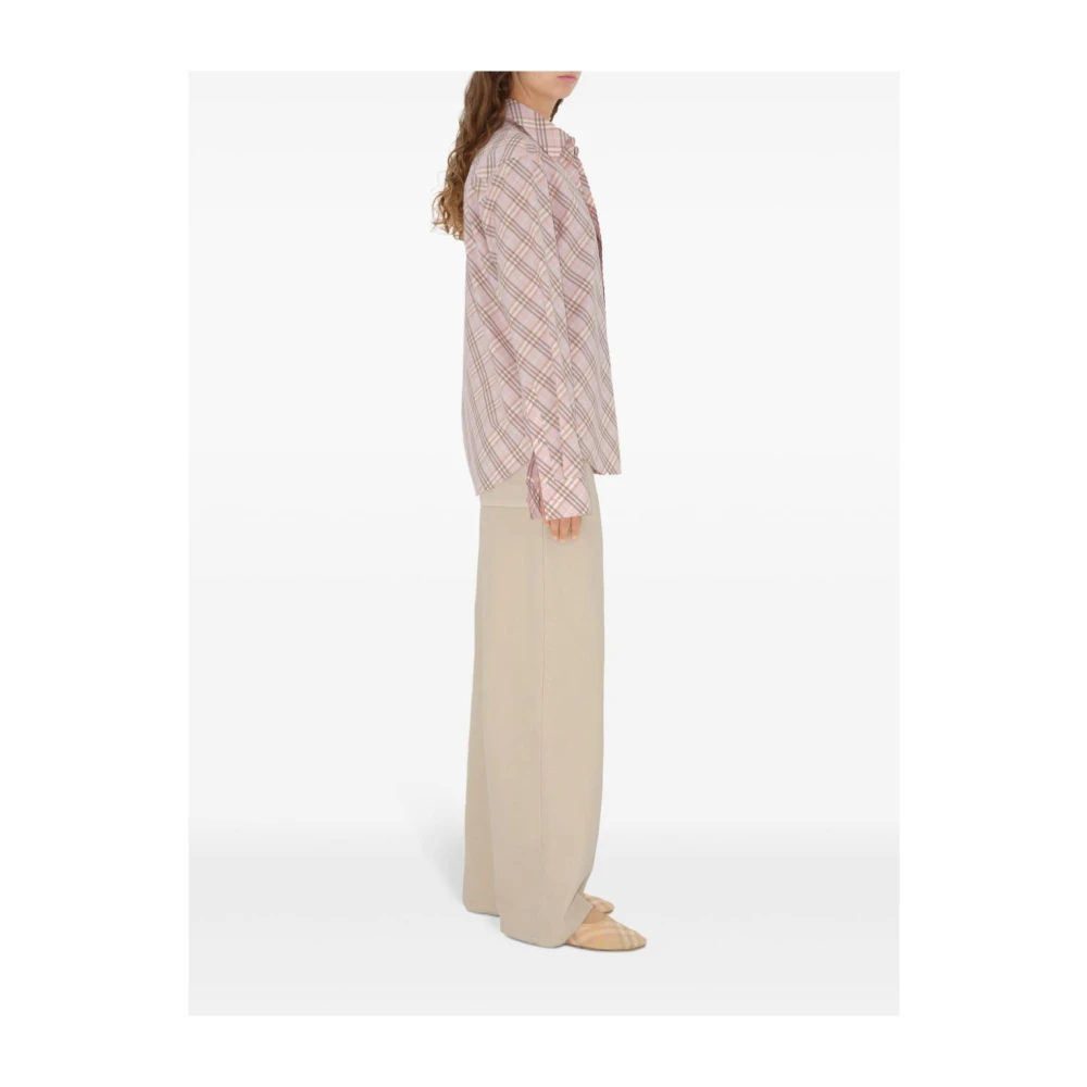 Burberry Stijlvolle Overhemden Collectie Pink Dames