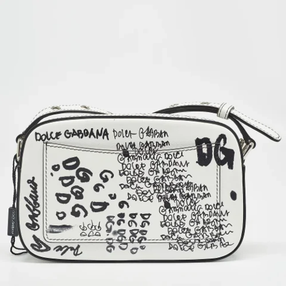 Dolce & Gabbana Pre-owned Leather crossbody-bags White Dames
