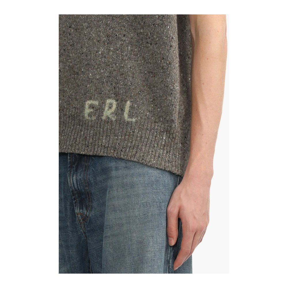 ERL Wollen vest in grijs Gray Heren