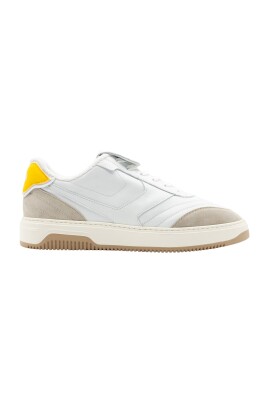 white-womens-sneakers-with-yellow-and-grey-detailing