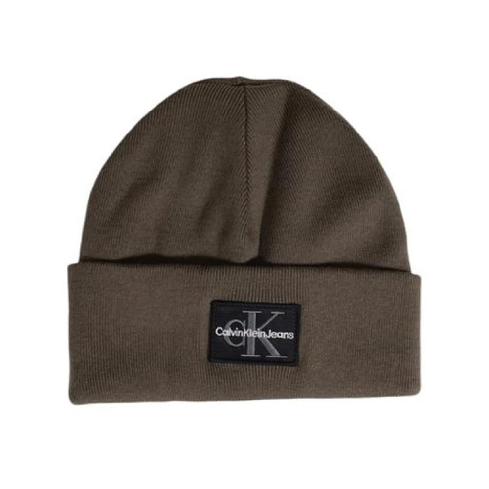 Calvin Klein Jeans Bruin Katoen Acryl Blend Sjaal Brown Heren