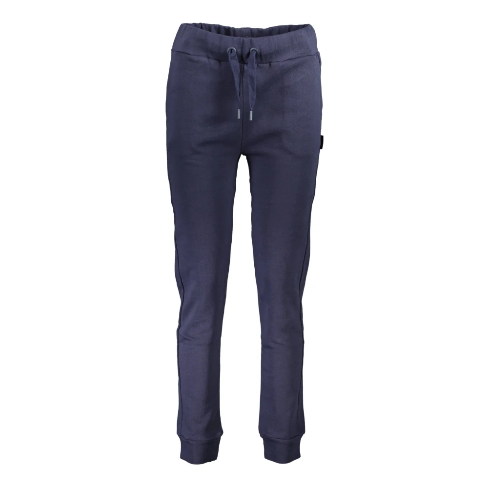 North Sails Women's Blue Sporty Cotton Pants With Logo