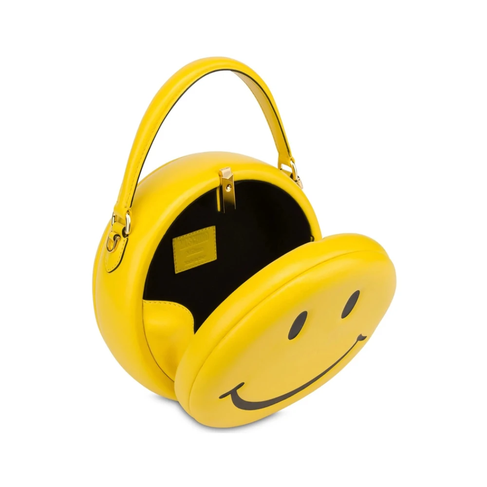 Moschino Gele Cirkelvormige Tas Yellow Dames