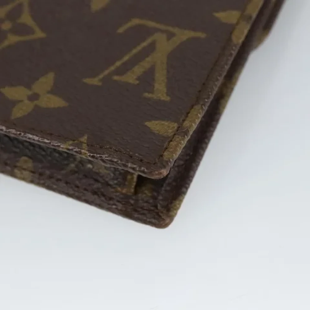 Louis Vuitton Vintage Pre-owned Canvas clutches Brown Dames