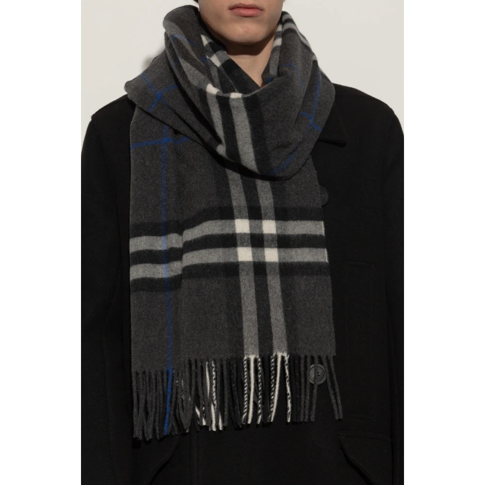 Burberry Kasjmier sjaal Gray Unisex
