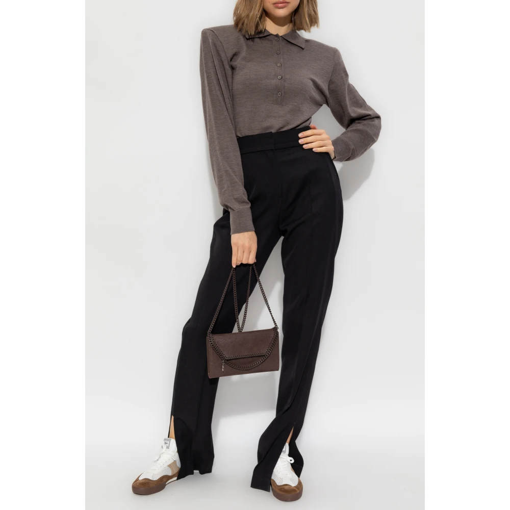 Stella Mccartney Trui met afneembare schouderkussens Brown Dames