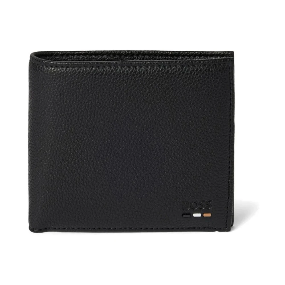Hugo Men's Black Wallets & Cardholders, One Size, Synthetic Leather Wallet