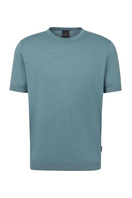 t-shirt-en-tricot-fin-bleu-turquoise
