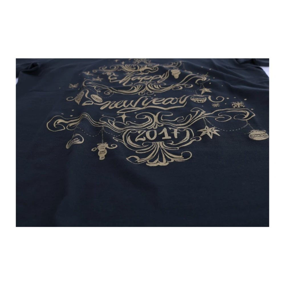Dolce & Gabbana Groene Print T-Shirt 2017 Ontwerp Black Dames