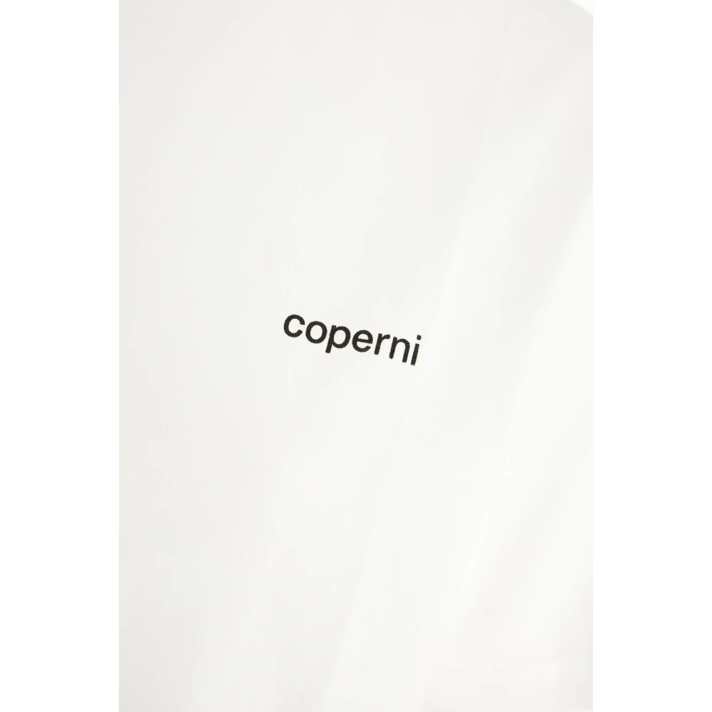 Coperni Casual Katoenen T-Shirt voor Mannen White Dames