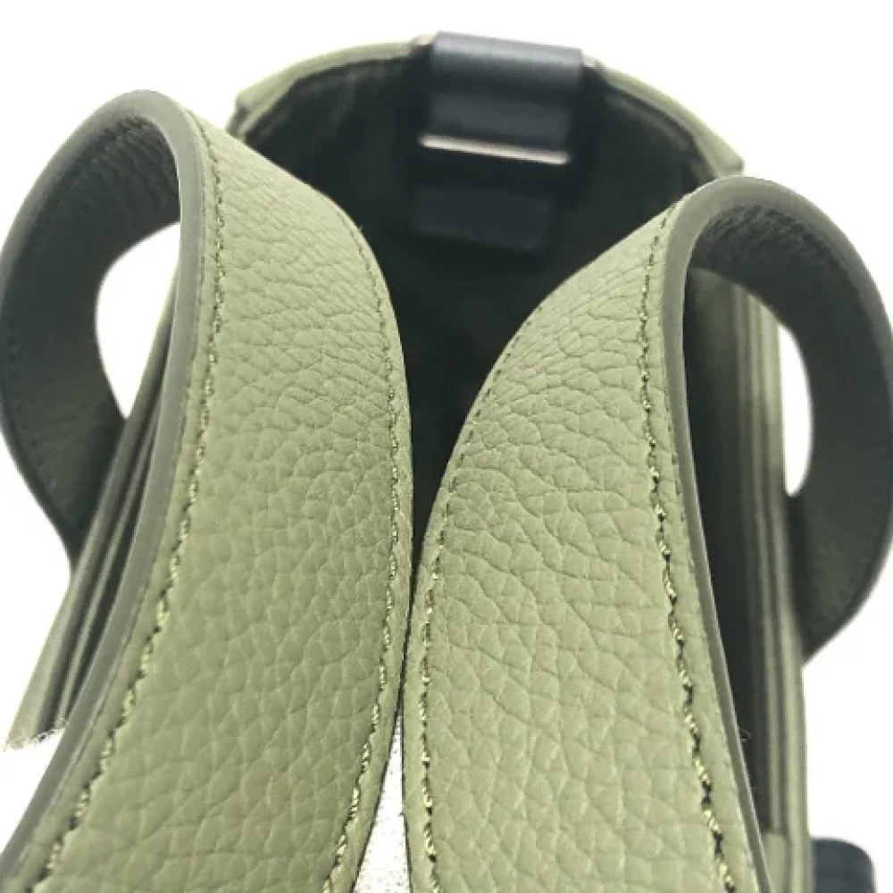 Dior Vintage Pre-owned Leather dior-bags Green Dames