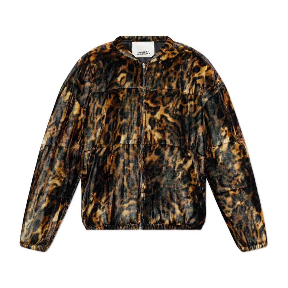 Isabel marant Dierenprint jas Brown Dames