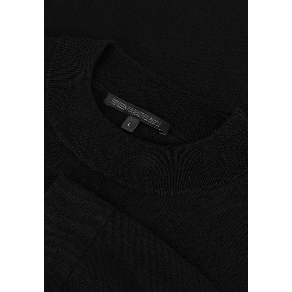 drykorn Heren Stijlvolle Zwarte Trui Arwon Black Heren