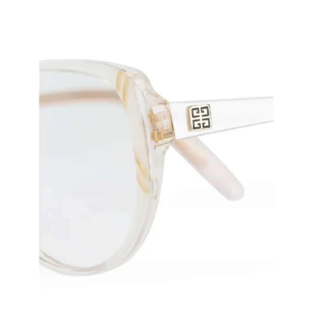 Givenchy Pre-owned Acetate sunglasses White Dames
