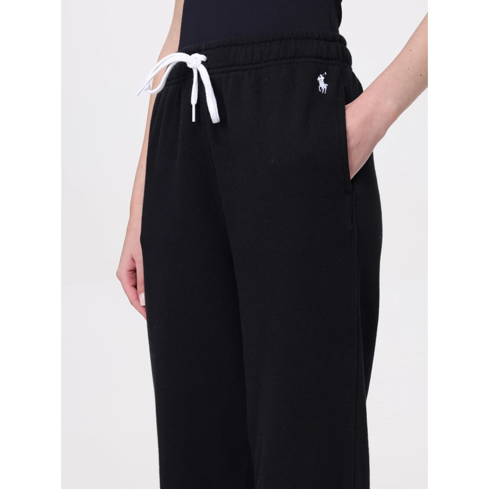 Polo Ralph Lauren Athletic Pants voor actieve levensstijl Black Dames