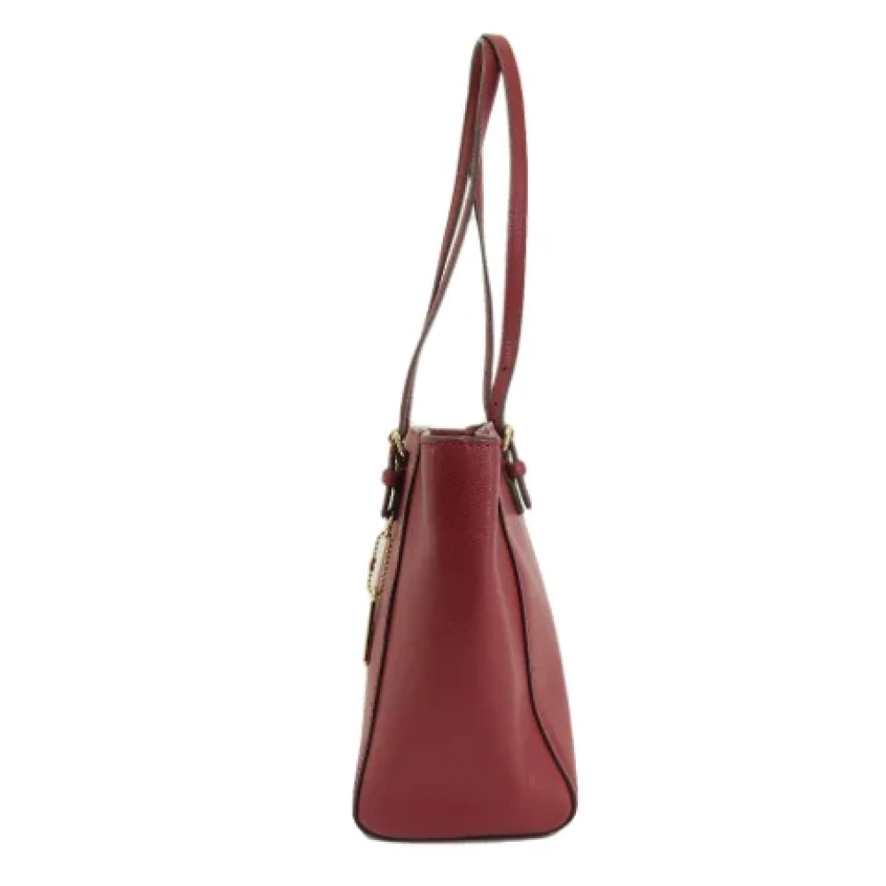 Coach Pre-owned Fabric totes Brown Dames