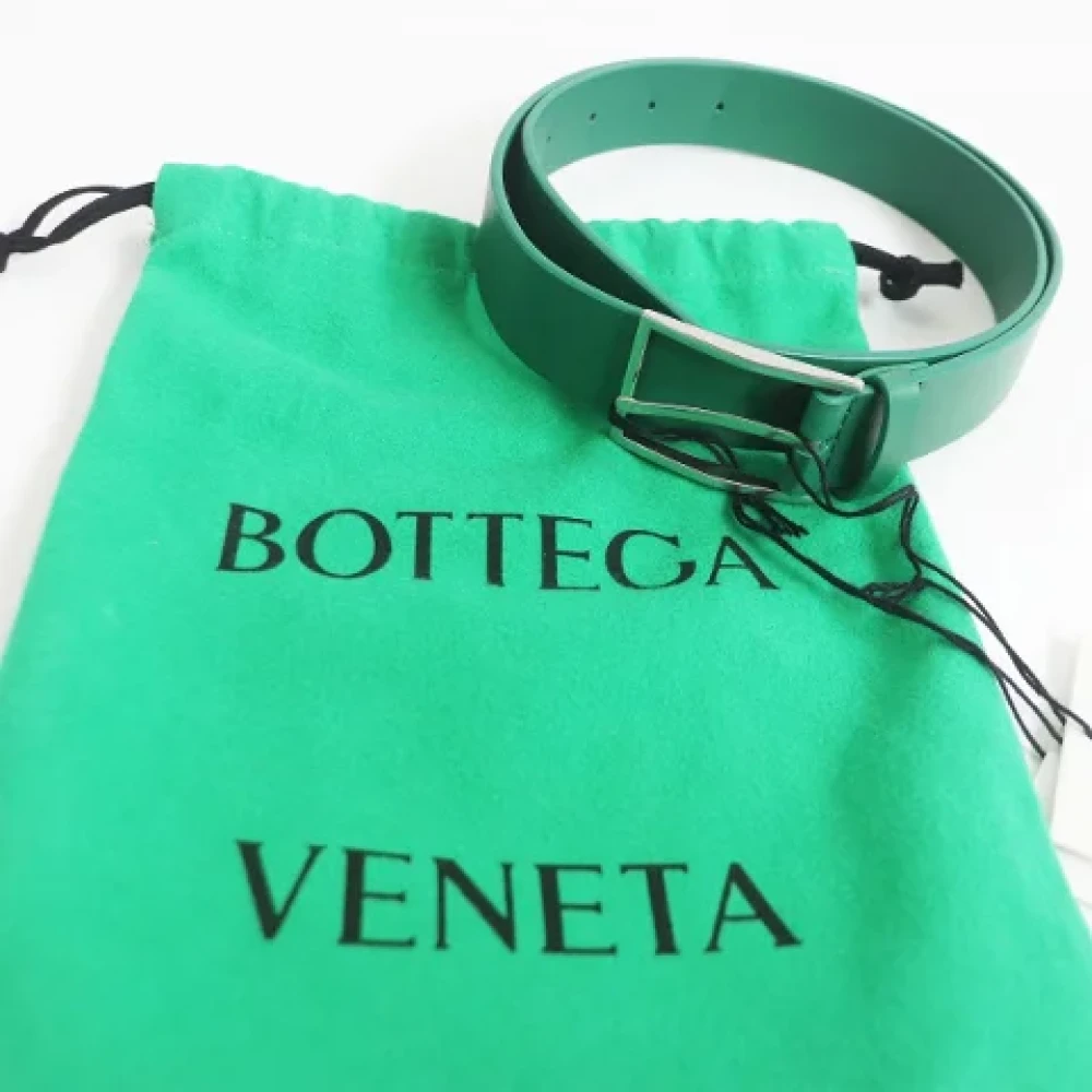 Bottega Veneta Vintage Pre-owned Leather belts Green Dames