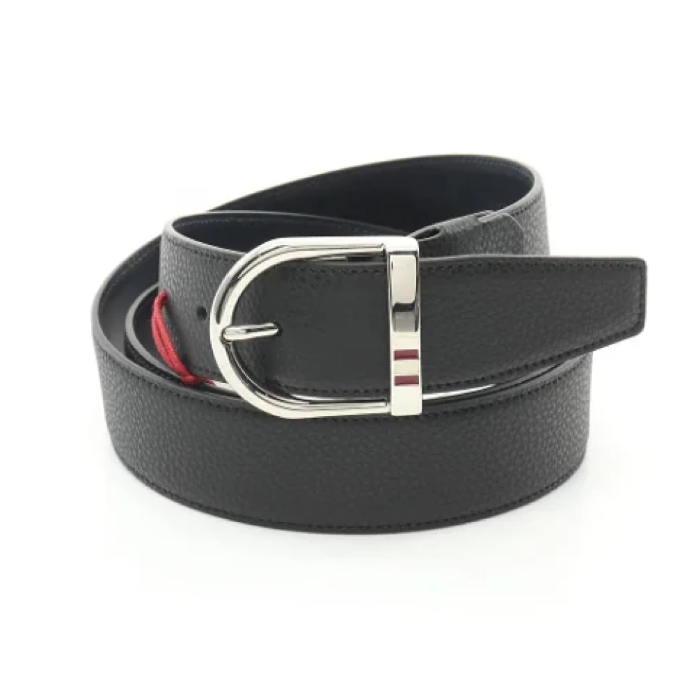 Bally Pre-owned Leather belts Black Heren