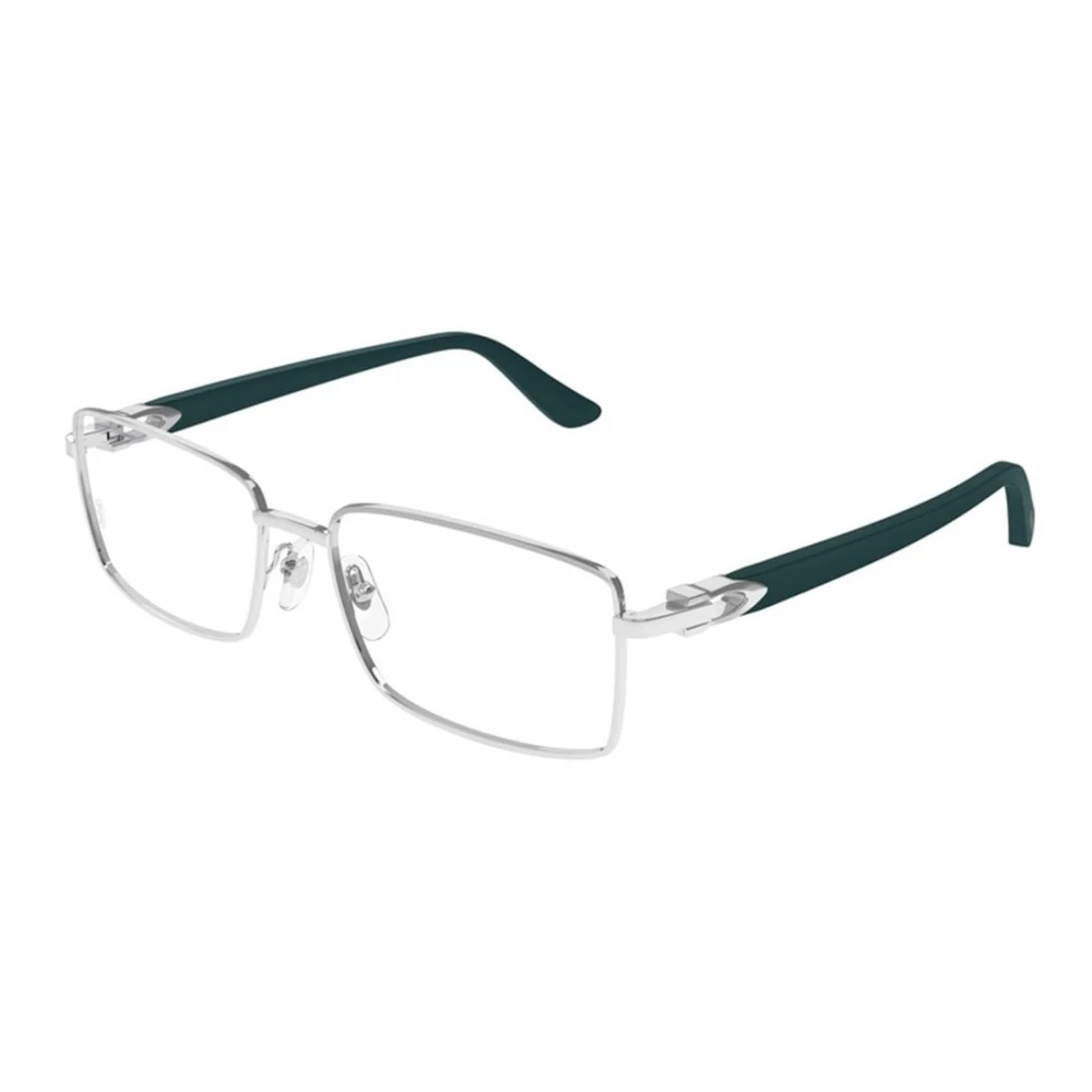 Cartier Men's Gray Square Eyeglasses - Glasses - 53 Mm - Accessories