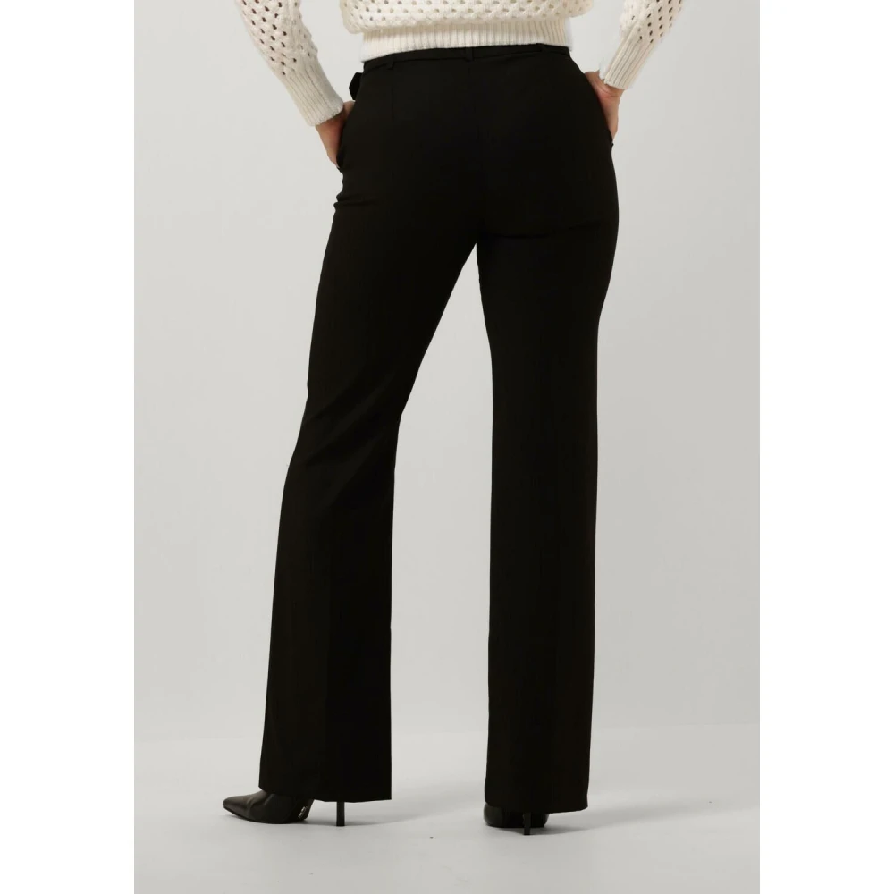 Silvian Heach Elegante Zwarte Broek met Riem Black Dames