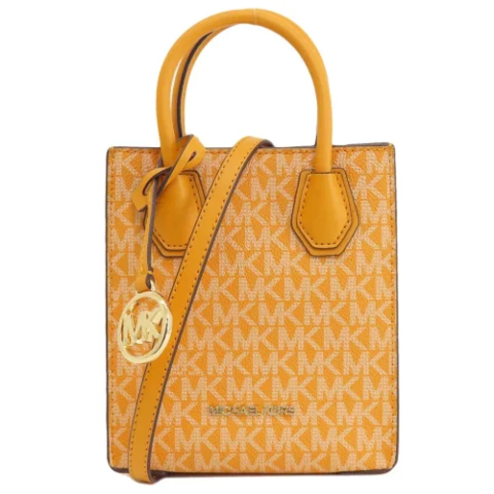 Michael Kors Pre-owned Canvas handbags Yellow Dames