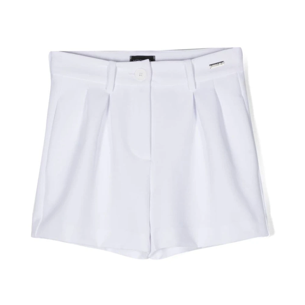 Monnalisa Vita Veckdetaljer Mini Shorts White, Dam