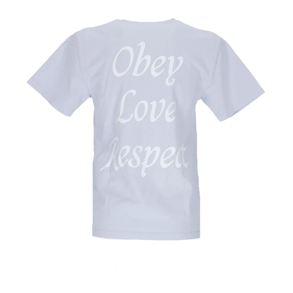 Obey Opal Moths Print Tee Dames T-shirt Gray Dames
