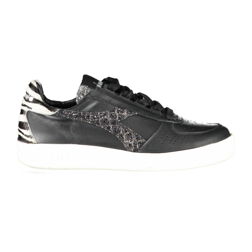Diadora Women's Black Sneakers, 2 1/2 Uk, Sport Trainers