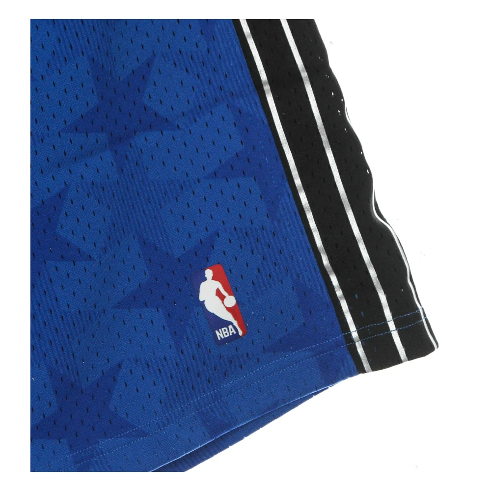 Mitchell & Ness NBA Swingman Basketball Shorts Hardwood Classics Blue Heren