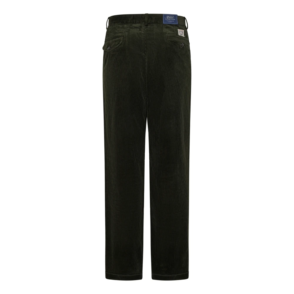 Polo Ralph Lauren Groene Corduroy Broek Aw24 Green Heren