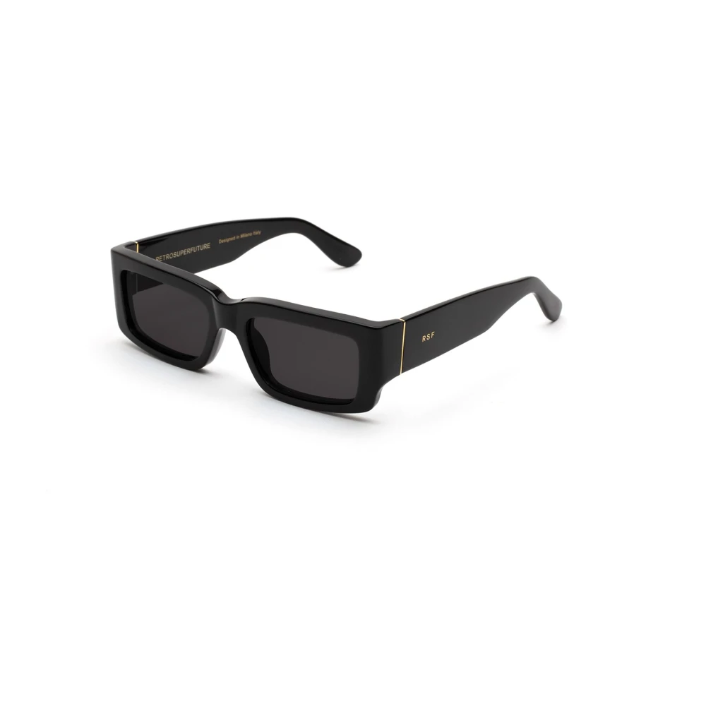 Retrosuperfuture Unisex Black Notte 47X Sunglasses - Sunglasses - 55 Mm - Accessories
