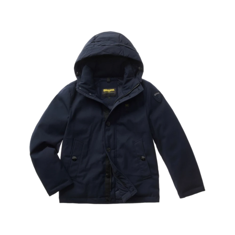 Blauer Herren Blau Winterjacken