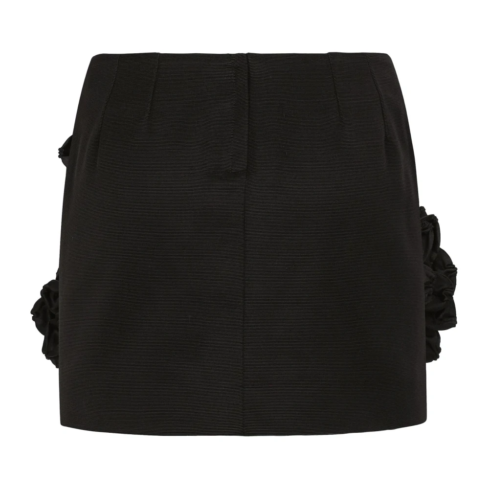 Dolce & Gabbana Bloemen Ottoman Rok Black Dames